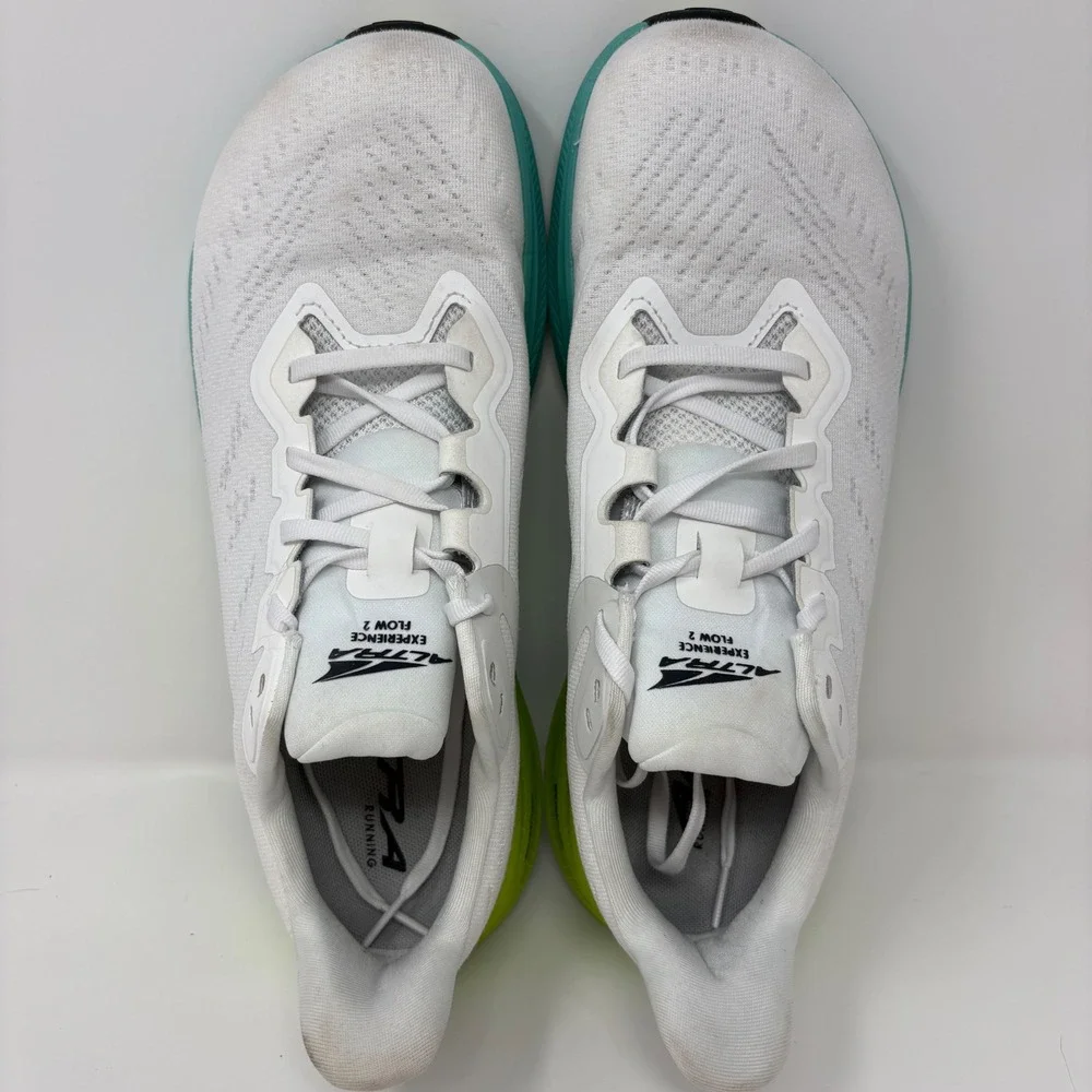 Altra Experience Flow 2 Mens Size 9.5 White Running Shoes (AL0A85RE102)